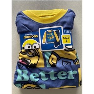 **SOLD**NWT Despicable Me Minions 2 piece pajama set boys sz 8